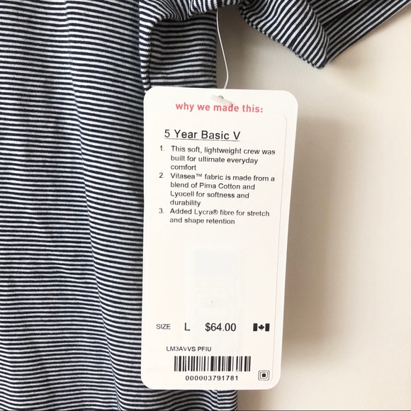 Lululemon 5 Year Basic V - Picture 5 of 6